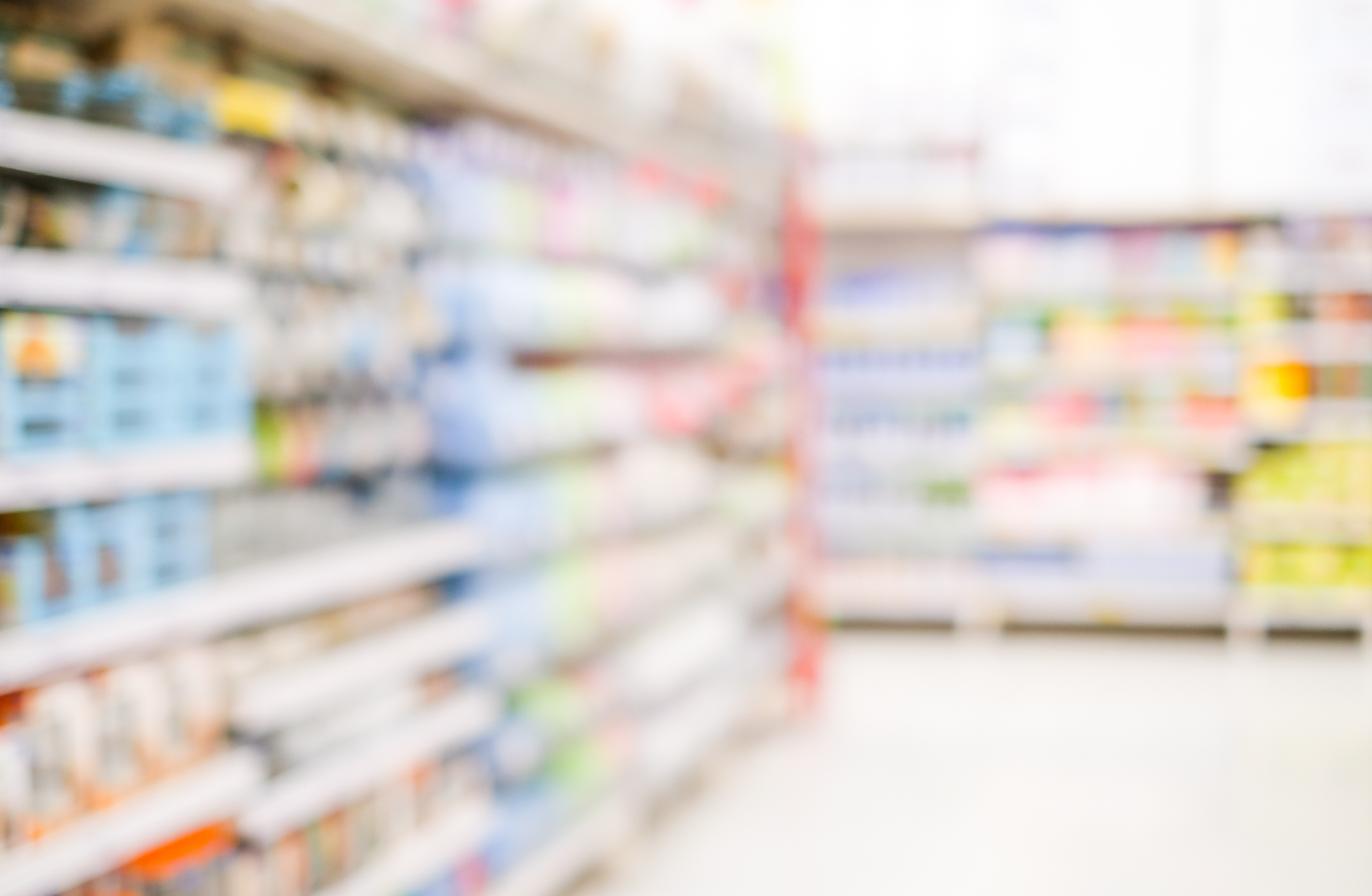Supermarket blur background