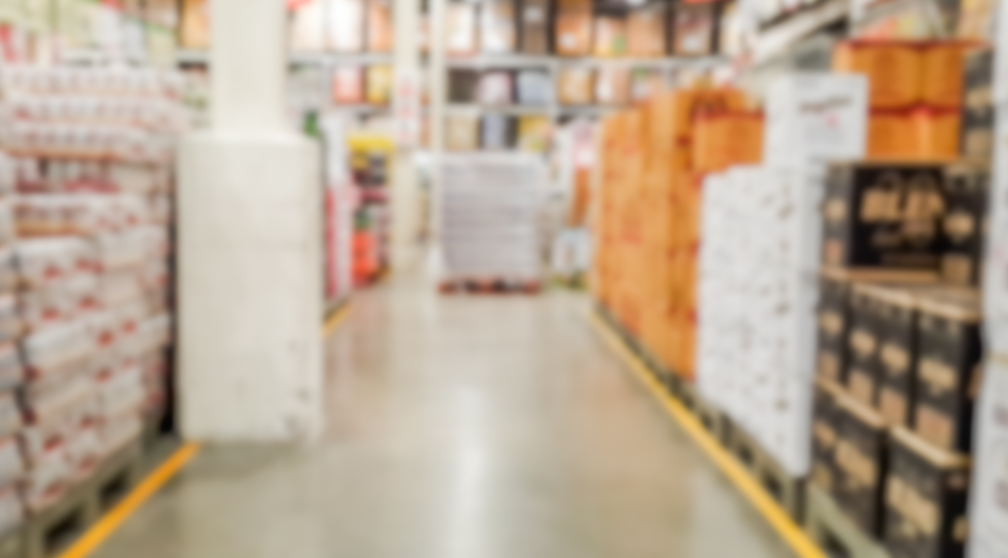 Blurred image at Supermarket background